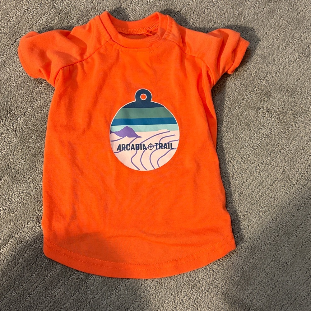 Arcadia Vibrant Orange Dog or Cat  Tee